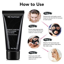 Load image into Gallery viewer, Blackhead Remover Mask, Purifying Peel Off Mask, Bamboo Charcoal Black Face Masks with Facial Brush, Deep Cleansing Facial Cleaner Mask for Men and Women