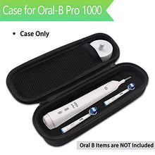 Load image into Gallery viewer, Oral B Toothbrush Hard Travel Case Carrying Bag, Fits for Oral-B Pro 1000, 2000, 3000, 3500, 1500 Electric Toothbrush, Mesh Pocket for Accessories and Soft Lining inside the Case for Protection