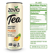 Load image into Gallery viewer, Zevia Organic Sugar Free Iced Tea, Tea Time Variety Pack, 12 Ounce Cans (Pack of 12)