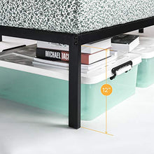 Load image into Gallery viewer, Best Price Mattress 14 Inch Metal Platform Beds w/ Heavy Duty Steel Slat Mattress Foundation (No Box Spring Needed), & 8 Inch Memory Foam Mattress Twin