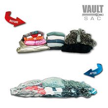 Load image into Gallery viewer, Vacuum Storage Bags | 14 PACK | 5 X JUMBO, 3 X LARGE, 3 X MEDIUM, 3 X SMALL | 80% MORE STORAGE for Clothes Blankets Duvets & Much More | Works with Any Vacuum Cleaner FREE Hand-Pump For Travel