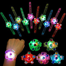 Load image into Gallery viewer, SCIONE Kids Party Favors 24 pack Goodie Bag Stuffers LED Light Up Fidget Bracelet Glow in The Dark Party Supplies Return Gifts for Kids Birthday Valentines Halloween Christmas Party Favors