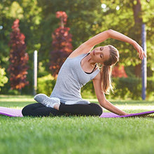 Load image into Gallery viewer, HemingWeigh Super Thick, Extra Comfy, Moisture-resistant, Durable NBR Yoga Mat, 1/4 Inch, Light Weight, Perfect For Yoga, Exercise, & Workout Mat with Carrying Strap (Purple)