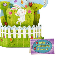 Load image into Gallery viewer, Hallmark Pop Up Easter Card (Displayable Easter Bunny Scene)
