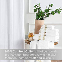 Load image into Gallery viewer, Lionel Richie Home Lifestyle Collection - 6 Piece Towel Set, Gold - 100% Cotton Bathroom Towels Set - 2 Luxury Bath Towels for Quickly Drying Hair, 2 Hand Towels for Bathroom, 2 Wash Towels