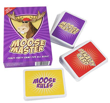 Load image into Gallery viewer, MOOSE MASTER - A Hilarious Party Card Game – Easy Set Up - Will Have Everyone Laughing from The Start - for Fun People Looking for a Hilarious Night in A Box – Laugh Until You Cry Fun