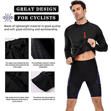 Load image into Gallery viewer, Cycling Jersey for Men, Long Sleeve 1/4 or Full Zip Mountain Road Bike Bicycle Shirts Riding MTB Top with 3 Rear Pocket (Black-Short Sleeve, Medium)