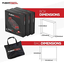 Load image into Gallery viewer, Fusion Motion Portable Gym with 8 Accessories Including Heavy Resistance Bands, Tricep Bar, Ab Roller Wheel, Pulleys and More - Full Body Workout Home Exercise Equipment to Build Muscle and Burn Fat