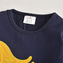 Load image into Gallery viewer, DXTON Toddler Girls Clothes Crewneck Solid Tops Long Sleeve T-Shirt LMC0111-5T