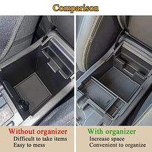 Load image into Gallery viewer, JKCOVER Center Console Organizer Tray Compatible with 2017-2022 Subaru Impreza and 2018-2022 Subaru Crosstrek, ABS Material Insert Armrest Storage Box Accessories, with Black Rubber Trim