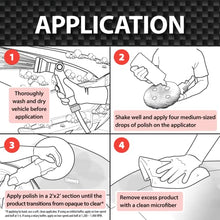 Load image into Gallery viewer, Malco Accelerate All-in-One Polish & Protection - One-Step Car Polishing Compound Designed to Remove Light to Medium Paint Defects/Deep Glossy Finish with 90-Day Protection (261032)