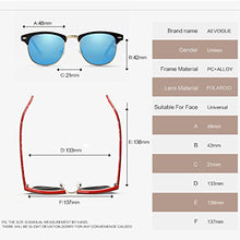 Load image into Gallery viewer, AEVOGUE Polarized Sunglasses Semi-Rimless Frame Brand Designer Classic AE0369 (Tortoise&G15, 48)