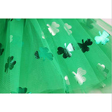 Load image into Gallery viewer, Women St. Patrick’s Day Tutu Skirt,Shamrock Tulle Tutu Costume Green Skirts (Green)