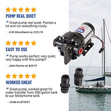 Load image into Gallery viewer, USA Adventure Gear ProGear 5300 High Performance Professional Grade Water Pump | Made in the USA | 12 Volt DC | 3GPM | 14 Foot Lift | Self-Priming | Potable Water Use | RV, Boat, Plumbing
