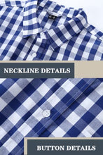 Load image into Gallery viewer, TACVASEN Men's Cotton Shirts with Pocket Breathable Button Down Shirts Working Tops, XL