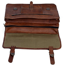 Load image into Gallery viewer, KPL 18 INCH Leather Briefcase Laptop Messenger Bag Satchel Office computer bag for men (18 INCH)