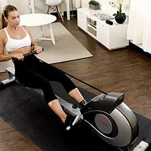 Load image into Gallery viewer, Sunny Health & Fitness Magnetic Rowing Machine Rower w/ LCD Monitor