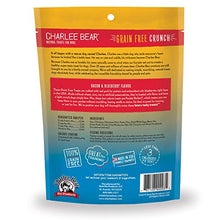 Load image into Gallery viewer, Charlee Bear Grain Free Crunch Dog Treats, Bacon & Blueberry Flavor, 8 oz