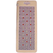 Load image into Gallery viewer, GemsMat - Leon- Far Infrared Amethyst Jade Tourmaline Crystal Heat Stone Mat (60"L x 24"W) - Red Light 16 Photon FIR Therapy -FDA Registered Manufacturer -Adjustable Timer & Temperature - Heating Pad