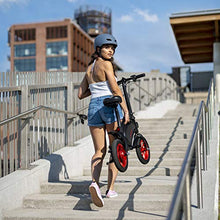 Load image into Gallery viewer, Jetson Bolt Folding Electric Bike, Black - with LCD Display, Lightweight & Portable with Carrying Handle, Travel Up to 15 Miles, Max Speed Up to 15.5 MPH