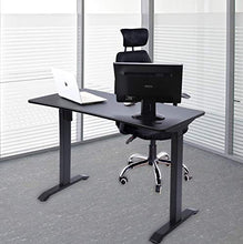 Load image into Gallery viewer, UNICOO - Electric Height Adjustable Standing Desk, Electric Standing Workstation Home Office Sit Stand Up Desk with 4 Pre-Set Memory Led Display Controller (Black Top/Black Legs - Electric)