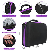 Load image into Gallery viewer, Douorgan 60 Slots Diamond Painting Storage Containers Upgraded Accessories and Tools Pen Tray, Diamond Painting Tools Organizer, Shockproof Diamond Art Storage Case, Jewelry Beads Storage Box