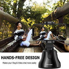Load image into Gallery viewer, Portable All-in-one Smart Selfie Stick, 360° Rotates Auto Face & Object Tracking Vlog Shooting Smartphone Mount Holder