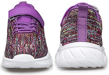Load image into Gallery viewer, MURDESOT Kids Shoes Toddler Boys Girls Athletic Running Sports Strap Sneakers for Toddler/Little Kid/Big Kid 13 Purple
