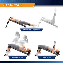 Load image into Gallery viewer, Apex Utility Bench Slant Board Sit Up Bench Crunch Board Ab Bench for Toning and Strength Training JD-1.2