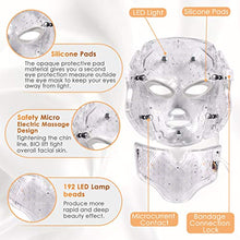 Load image into Gallery viewer, Photon Skin Rejuvenation Face & Neck Mask | LED Photon Red Blue Green Therapy 7 Color Light Treatment Anti Aging Spot Removal Wrinkles Whitening Facial Skin Care Mask