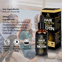 Load image into Gallery viewer, Derma Roller for Hair Growth, Biotin Hair Growth Oil Serum, Hair Scalp Massager Helps absorb Hair Growth Oil Serum, Hair Loss Treatment Kit