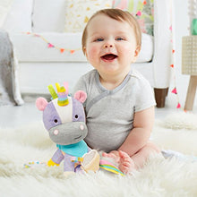 Load image into Gallery viewer, Skip Hop Bandana Buddies Baby Activity and Teething Toy with Multi-Sensory Rattle and Textures, Unicorn