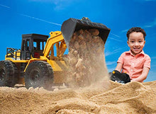 Load image into Gallery viewer, Top Race 6 Channel Full Functional Front Loader, RC Remote Control Construction Toy Tractor with Lights & Sounds 2.4Ghz (TR-113G)
