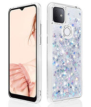 Load image into Gallery viewer, Dzxouui for T-Mobile Revvl 4 Plus Case,TCL Revvl 4 Plus Case(Not Fit Revvl 5G) Girls Women TPU Clear Cover Moving Quicksand Glitter Protective Cute Phone Cases for T-Mobile Revvl 4 Plus(Silver)