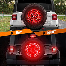 Load image into Gallery viewer, Nilight - TL-12 Spare Tire Brake Light Wheel Light 3rd Third Brake Light for Wrangler 2007-2018 JK JKU YJ TJ, Red Light