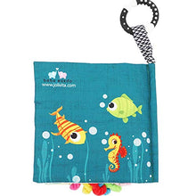 Load image into Gallery viewer, Fish Soft Cloth Book, Crinkle Baby Books Toys Shark Tails Soft Activity Early Education Toy for Babies,Toddlers,Infants,Kids, Teether Ring,Teething Baby Book Baby Shark,Octopus, Ocean Sea Animal Books