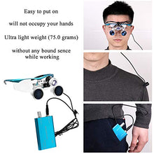 Load image into Gallery viewer, Zitainn Wearable Magnifier Portable 3.5X 420mm Binocular Loupes Optical Glass Headset Magnifying Glasses +3W LED Headlight