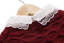 Load image into Gallery viewer, Shinywear Womens White Pearl Half Shirt Blouse Collar Lace Embroidered False Collar