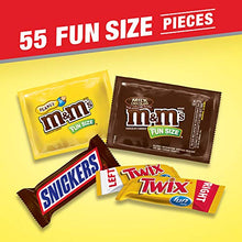 Load image into Gallery viewer, SNICKERS, M&M'S & TWIX Fun Size Chocolate Candy Variety Mix, 31.18-Ounce 55 Piece Bag