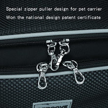 Load image into Gallery viewer, SERCOVE Special Soft Carrier is for Pet Transportation, Suitable for Small and Medium Sized Cats Dogs Rabbits and Birds Foldable and Breathable Pet Carrier (Medium, Black(2028))