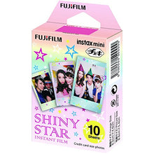 Load image into Gallery viewer, Fujifilm Instax Mini 5 Pack Bundle Includes Stained Glass, Comic, Stripe, Shiny Star, Airmail. 10 sheets X 5 Pack = 50 Sheets.
