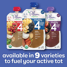 Load image into Gallery viewer, Plum Organics Tots Plum Organic Toddler Food, Sweet Potato, Carrot, Blueberry, Apple, Greek Yogurt, Millet & Oat, 4 oz, 4 ct