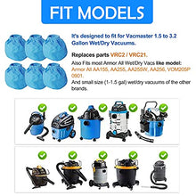 Load image into Gallery viewer, Smilefil VRC2 Cloth Filter Replacements for Vacmaster 1.5 to 3.2 Gallon Wet/Dry Vacuums, 6 Pack