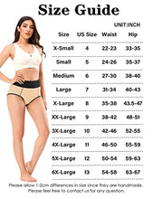 Load image into Gallery viewer, POKARLA Women's High Waisted Cotton Underwear Soft Breathable Panties Full Coverage Stretch Briefs Regular & Plus Size(Small)
