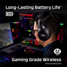 Load image into Gallery viewer, HyperX Cloud Flight S - Wireless Gaming Headset, 7.1 Surround Sound, 30 Hour Battery Life, Qi Wireless Charging, Detachable Microphone with LED Mute Indicator, Compatible with PC & PS4
