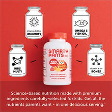 Load image into Gallery viewer, SmartyPants Kids Formula Daily Gummy Multivitamin: Vitamin C, D3, and Zinc for Immunity, Gluten Free, Omega 3 Fish Oil (DHA/EPA), , Vitamin B6, Methyl B12, 120 Count (30 Day Supply)