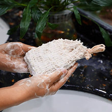 Load image into Gallery viewer, 5 Pieces Soap Saver Bag Natural Sisal Exfoliating Soap Pouch for Foaming and Drying The Soap Bars Shower Soap Bag (13.5 x 9 cm, Beige)