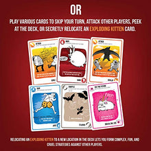 Load image into Gallery viewer, Exploding Kittens Card Game - Family-Friendly Party Games - Card Games for Adults, Teens & Kids