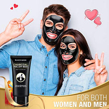 Load image into Gallery viewer, Charcoal Peel Off Face Mask HailiCare Blackhead Remover Face Mask 3 in 1 Purifying Peel Off Charcoal Mask with Tea Tree Serum and Brush for All Skin Types for Teens Men Women