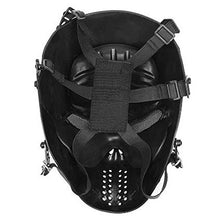 Load image into Gallery viewer, Tactical Mask Skull Full Face with Metal Mesh Eye Protection-Airsoft/BB Gun/CS Game-Zombie Masks Heads Scary for Cosplay Party Halloween Tricky Man&Women